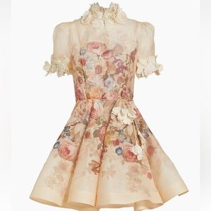 Zimmermann Luminosity Lift Off Floral Minidress